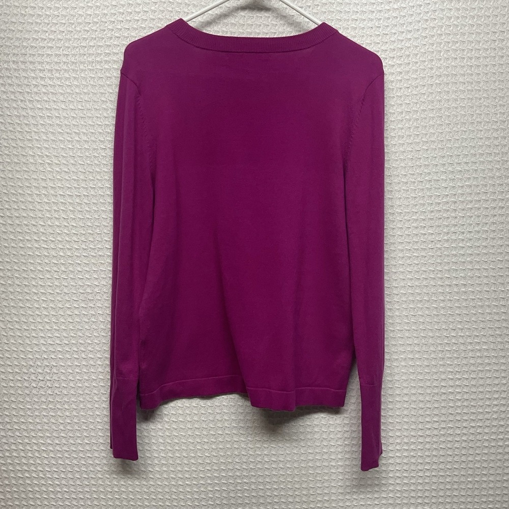 Lilly Pulitzer Morgen Cotton Blend Sweater Women's Medium Button/Rhinestones - Picture 10 of 11